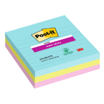 Cf. 3pz blocco 70fg. Post-itÂ® Super Sticky 101x101mm righe COSMIC 675-3SS-COS