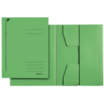 Cartellina 3 lembi verde 24,3X34cm Leitz