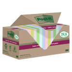 Cf 12pz blocco 70fg Post-itÂ®SuperSticky Green 47,6x47x6mm 622R-SS12COL pastello