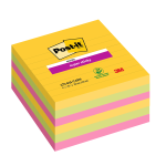 Cf. 6pz blocco 90fg. Post-itÂ®Super Sticky 101x101mm righe Carnival 675-6SS-CARN