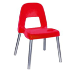 Sedia per bambini Piuma H35cm rosso CWR