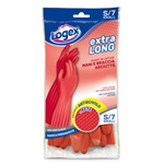 LOGEX PROFESSIONAL Guanti in lattice Extralong tg. S Rosso