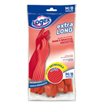 LOGEX PROFESSIONAL Guanti in lattice Extralong tg. M Rosso