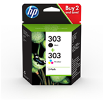 CONFEZIONE HP 303 CARTUCCIA COMBO 2-PACK NERO E COLORE