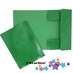 Cartella con elastico 25x34cm Verde Queen Starline